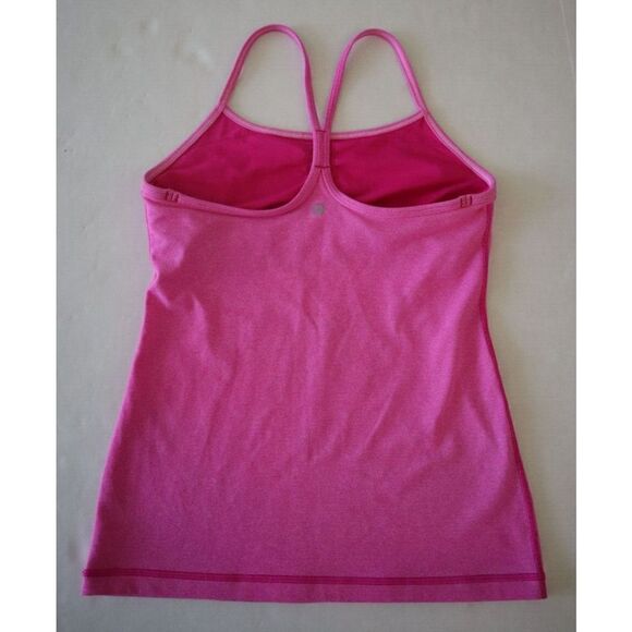 Lululemon Athletica Women's Sz 6 Paradise Pink Power Y Built-In Bra Tank Top - Picture 7 of 7